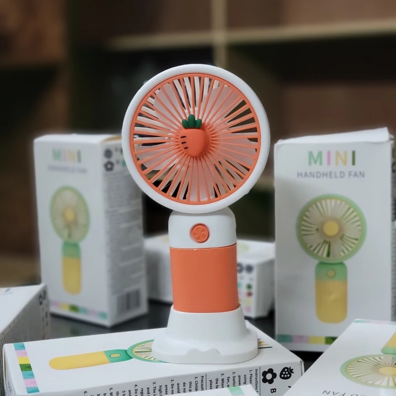 Mini Handheld Rechargeable Fan 🍉🐱