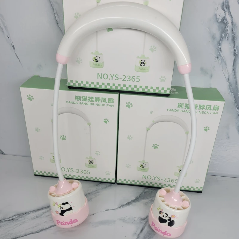 Cute Panda Neck Hanging Fan – YS-2365